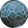 Agate noire craquelée perle pierre naturelle agate noir craquelee